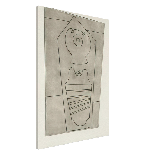 Ben Nicholson - Turkish form - 1967 Canvas - 20x30 cm / 8x12 inches-canvas