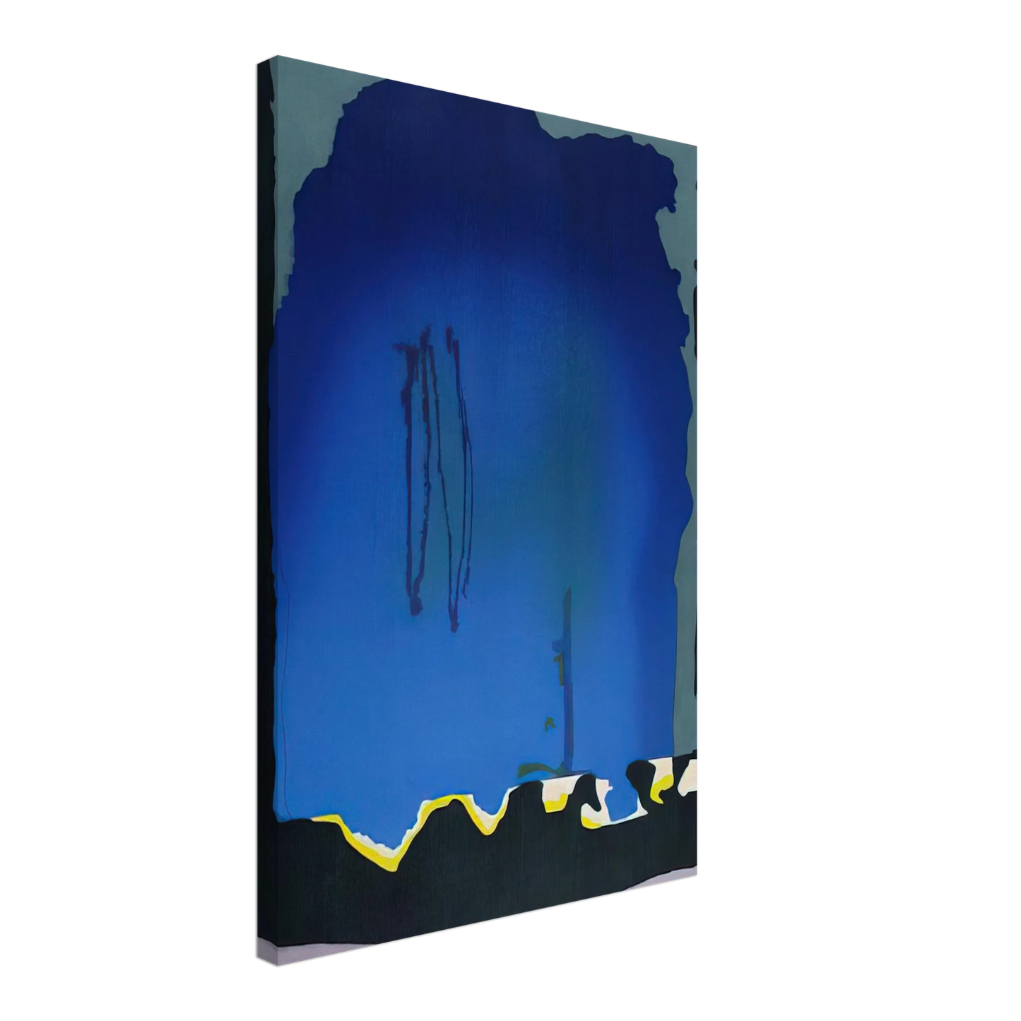Helen Frankenthaler - Freefall - 1992 Canvas - 40x60 cm / 16x24 inches-canvas