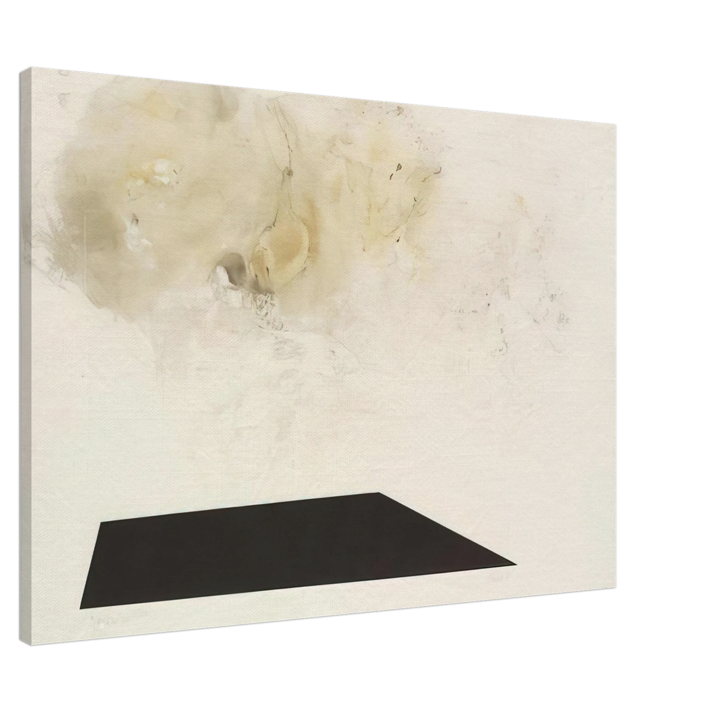 John Cage - Dramatic Fire - 1989 Canvas - 20x30 cm / 8x12 inches-canvas