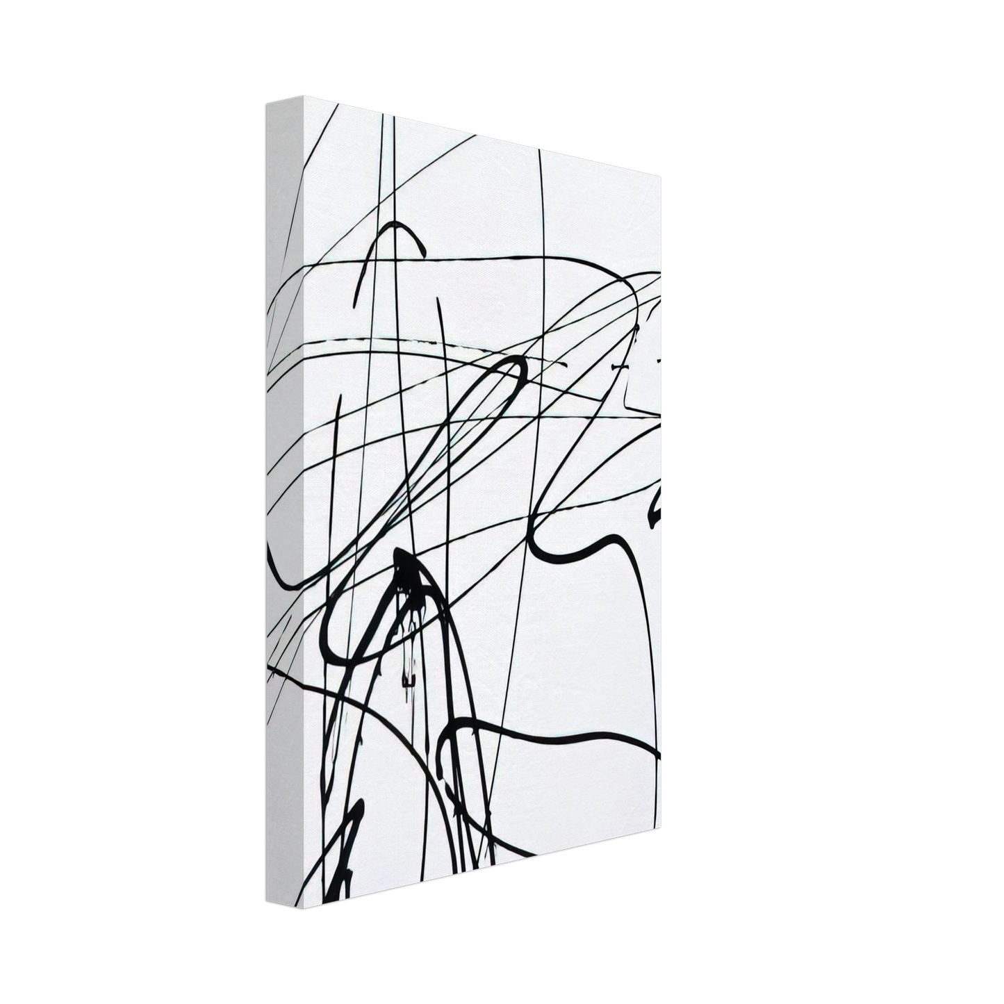 Hans Hartung - Untitled T1989-A3 - 1989 Canvas - 70x100 cm / 28x40 inches-canvas