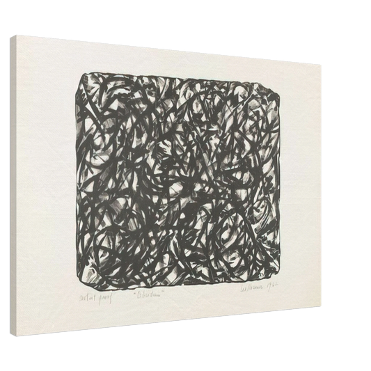 Lee Krasner - Obsidian Canvas - 20x30 cm / 8x12 inches-canvas