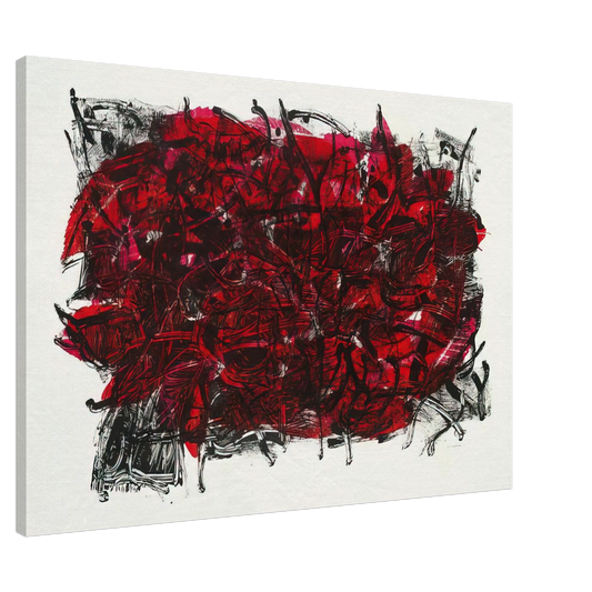Jean-Paul Riopelle - Leaves III 1967 Canvas - 20x30 cm / 8x12 inches-canvas