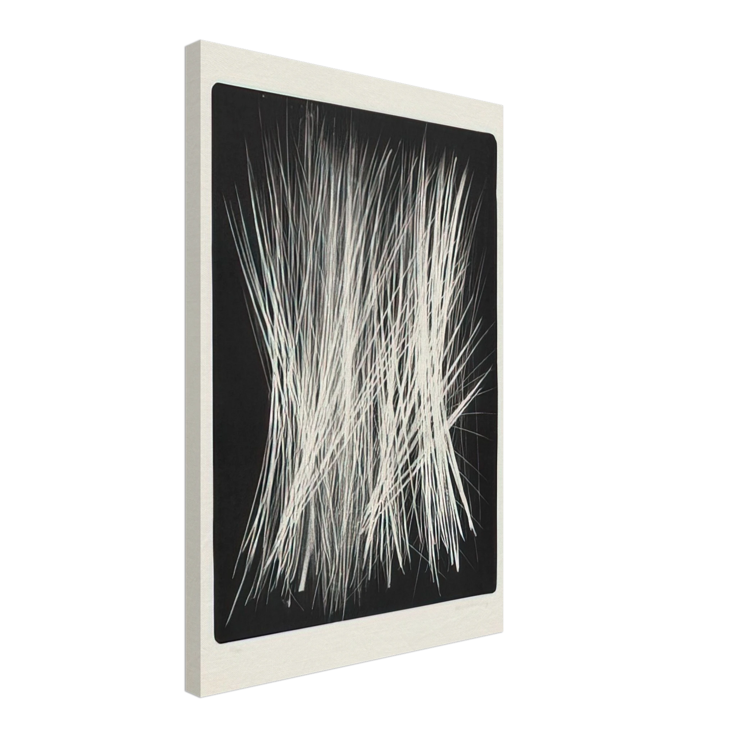 Hans Hartung - Untitled L 102 - 1963 Canvas - 40x60 cm / 16x24 inches-canvas