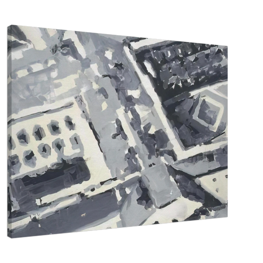 Gerhard Richter - TOWNSCAPE M1 1968 Canvas - 20x30 cm / 8x12 inches-canvas