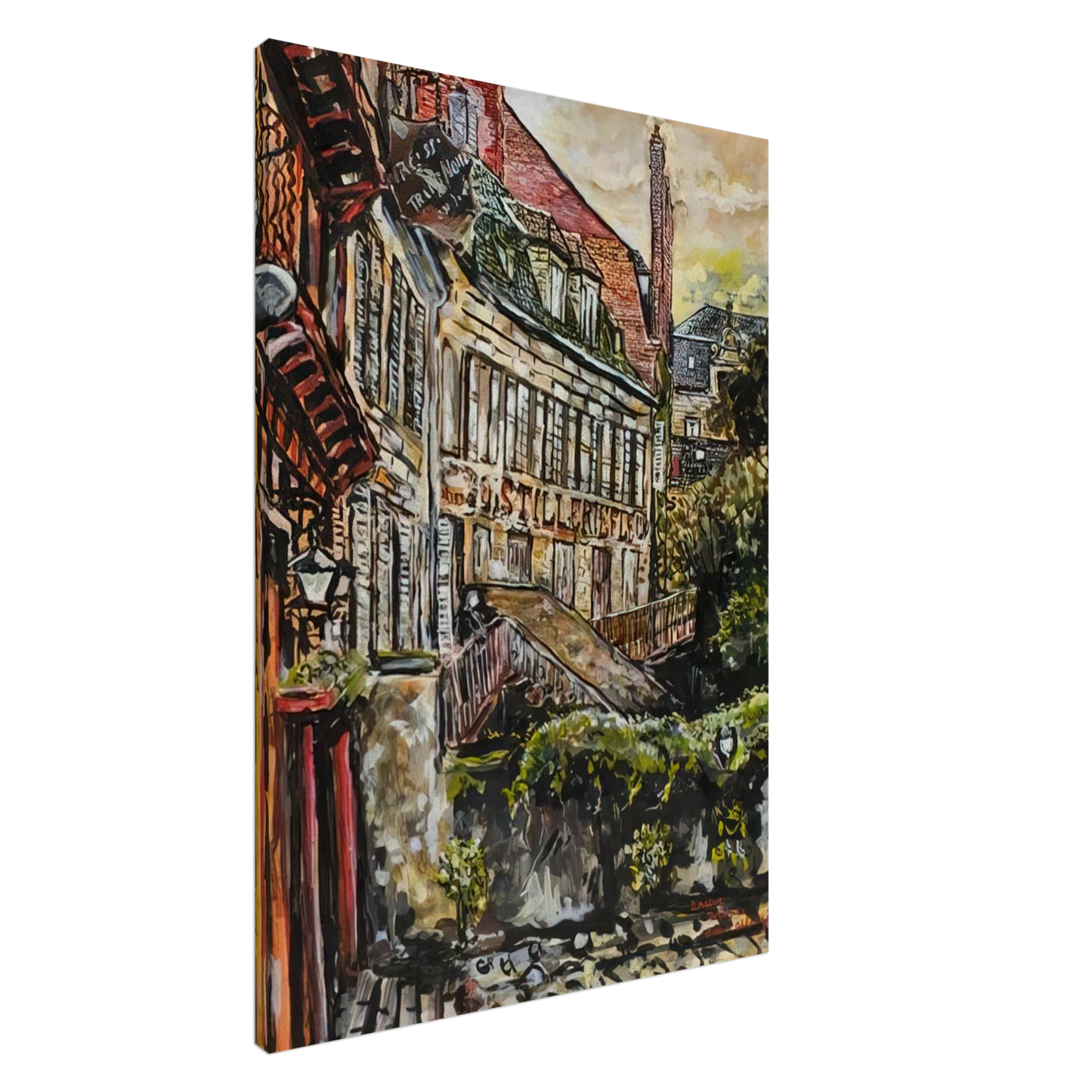 Ivan Albright - BRIEVE 1960 Canvas - 20x30 cm / 8x12 inches-canvas