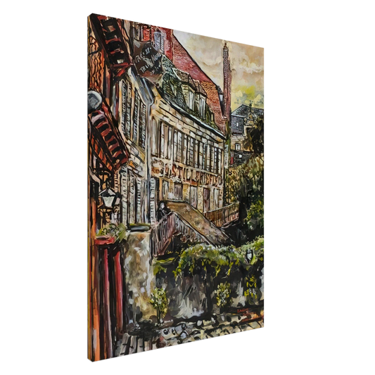 Ivan Albright - BRIEVE 1960 Canvas - 20x30 cm / 8x12 inches-canvas