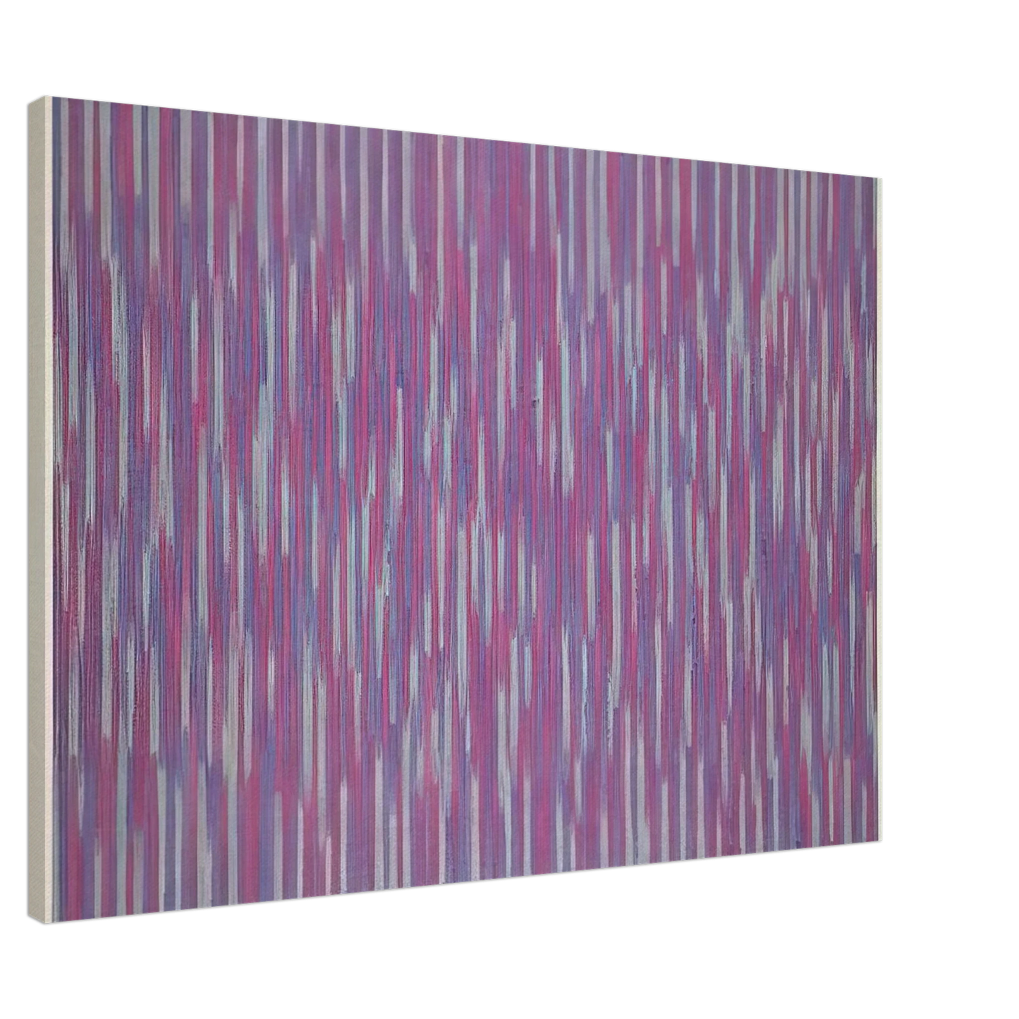 Gene Davis - Red Picnic - 1984 Canvas - 20x30 cm / 8x12 inches-canvas