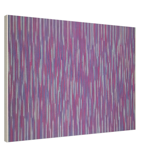 Gene Davis - Red Picnic - 1984 Canvas - 20x30 cm / 8x12 inches-canvas