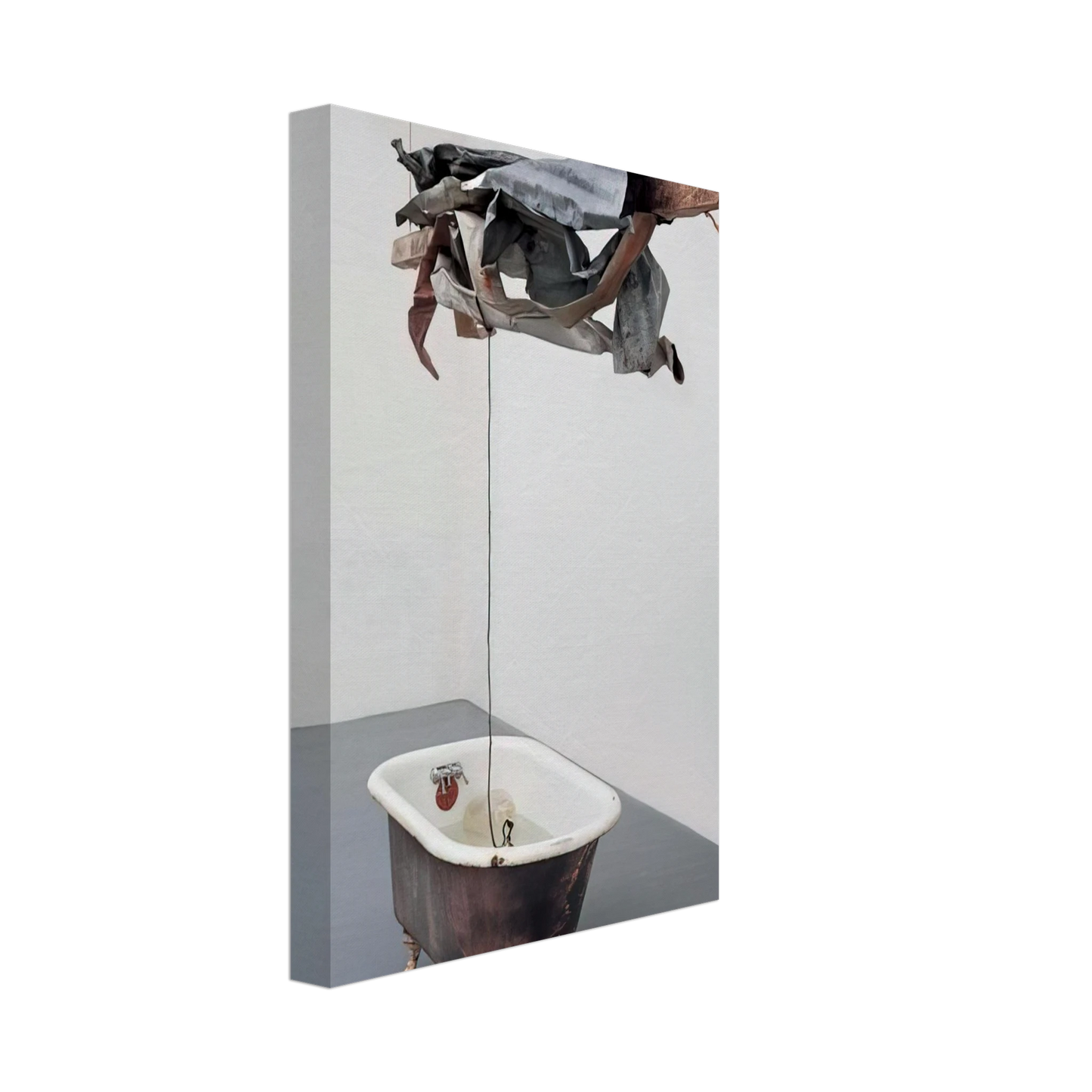 Robert Rauschenberg - SOR AQUA VENETIAN 1973 Canvas - 40x60 cm / 16x24 inches-canvas