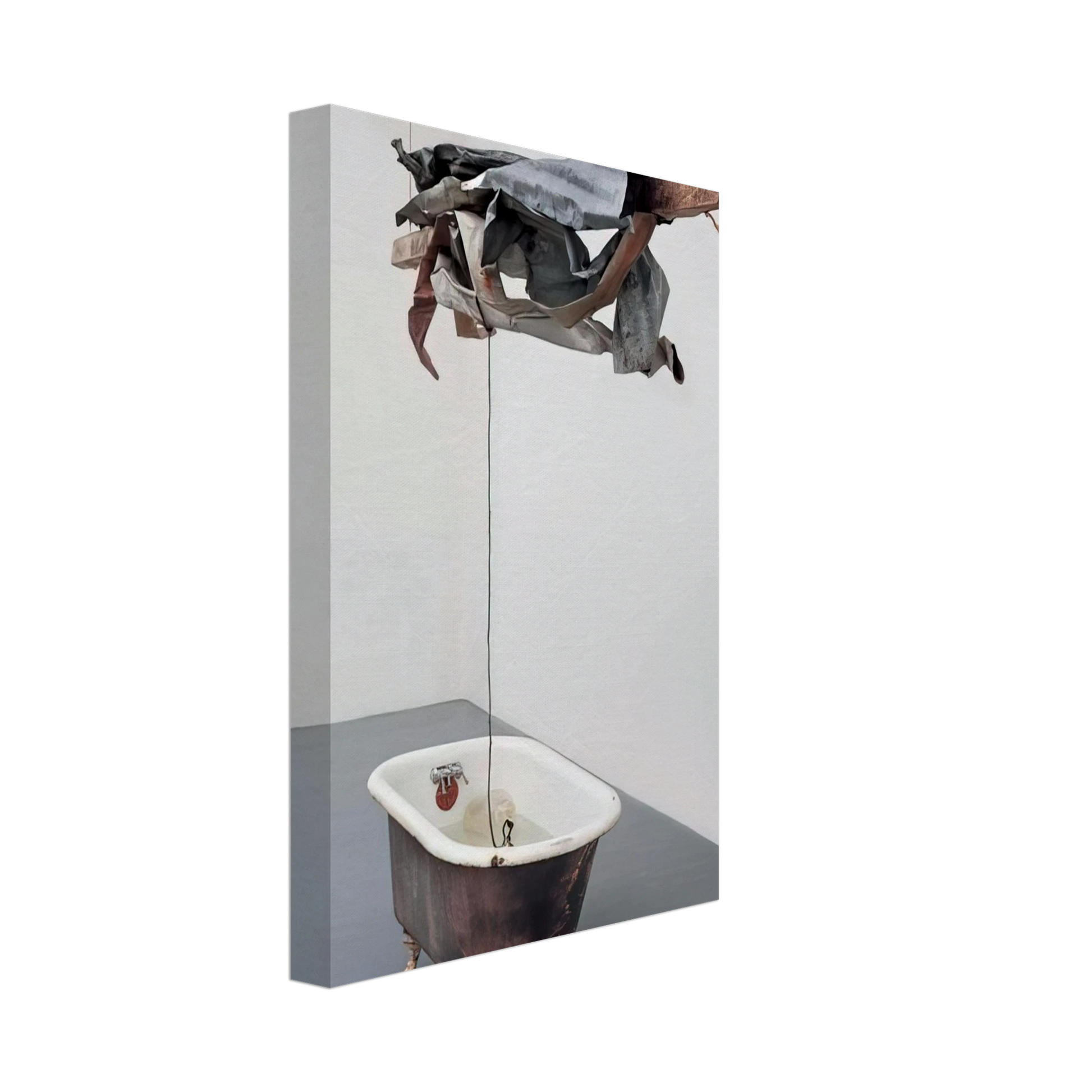 Robert Rauschenberg - SOR AQUA VENETIAN 1973 Canvas - 40x60 cm / 16x24 inches-canvas