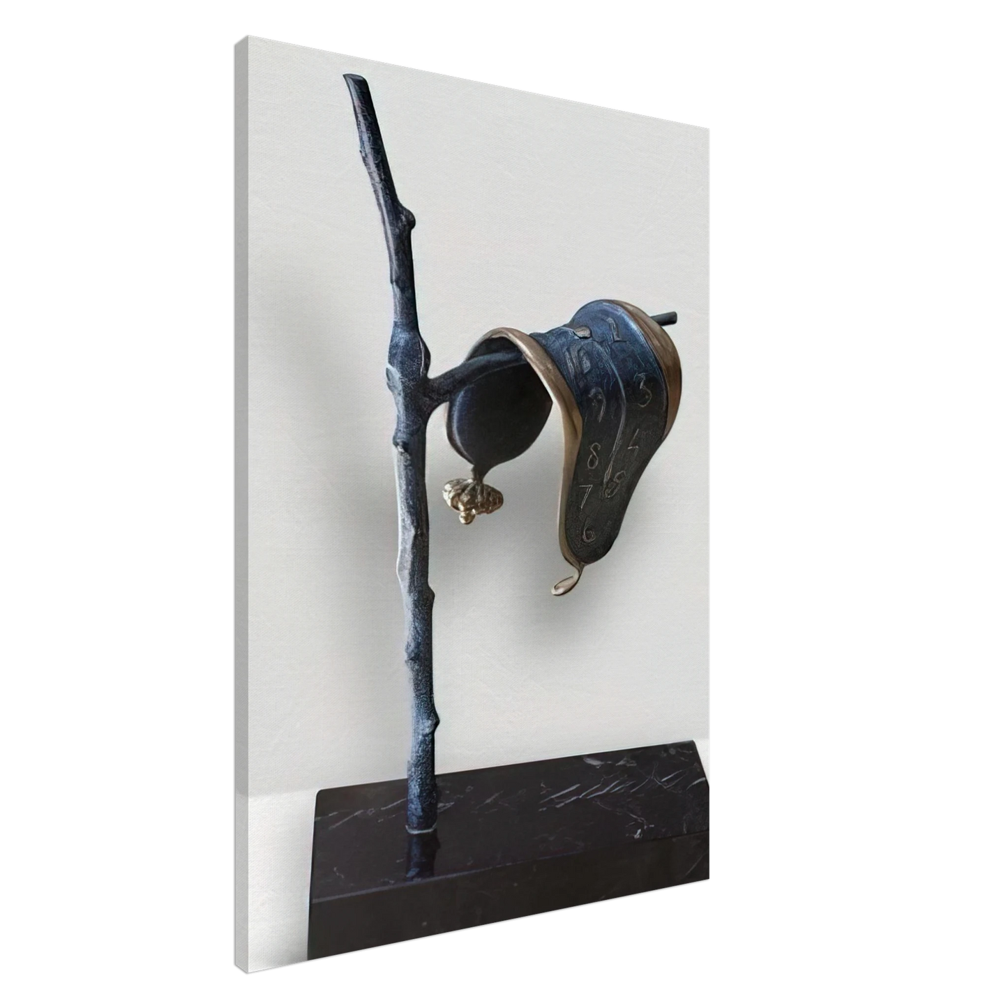 Salvador Dali - THE PERSISTENCE OF MEMORY 1980 Canvas - 20x30 cm / 8x12 inches-canvas