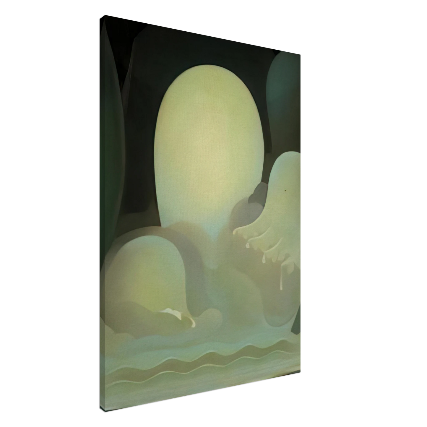 Agnes Lawrence Pelton - Wells of Jade - 1931 Canvas - 20x30 cm / 8x12 inches-canvas