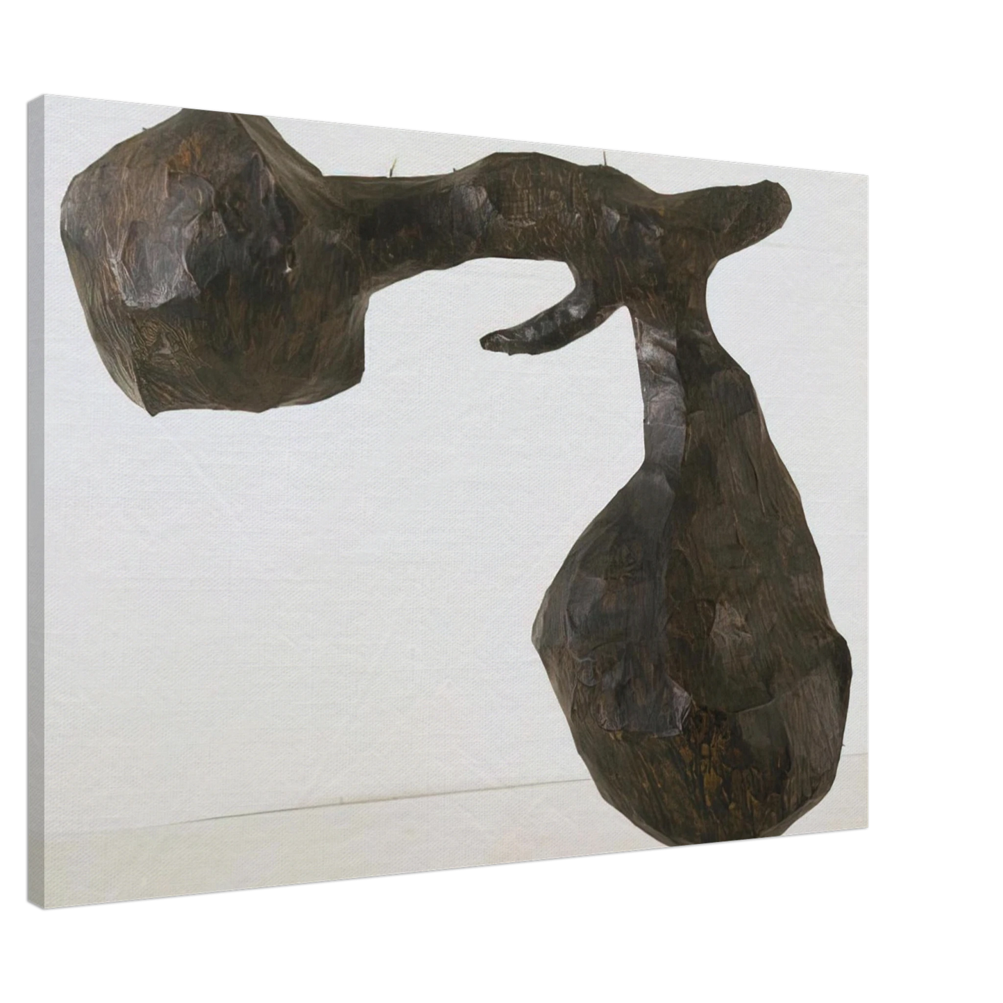 Claes Oldenburg - EMPIRE PAPA RAY GUN 1959 Canvas - 20x30 cm / 8x12 inches-canvas