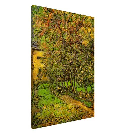 Vincent van Gogh - The Garden of Saint-Paul Hospital Canvas - 20x30 cm / 8x12 inches-canvas
