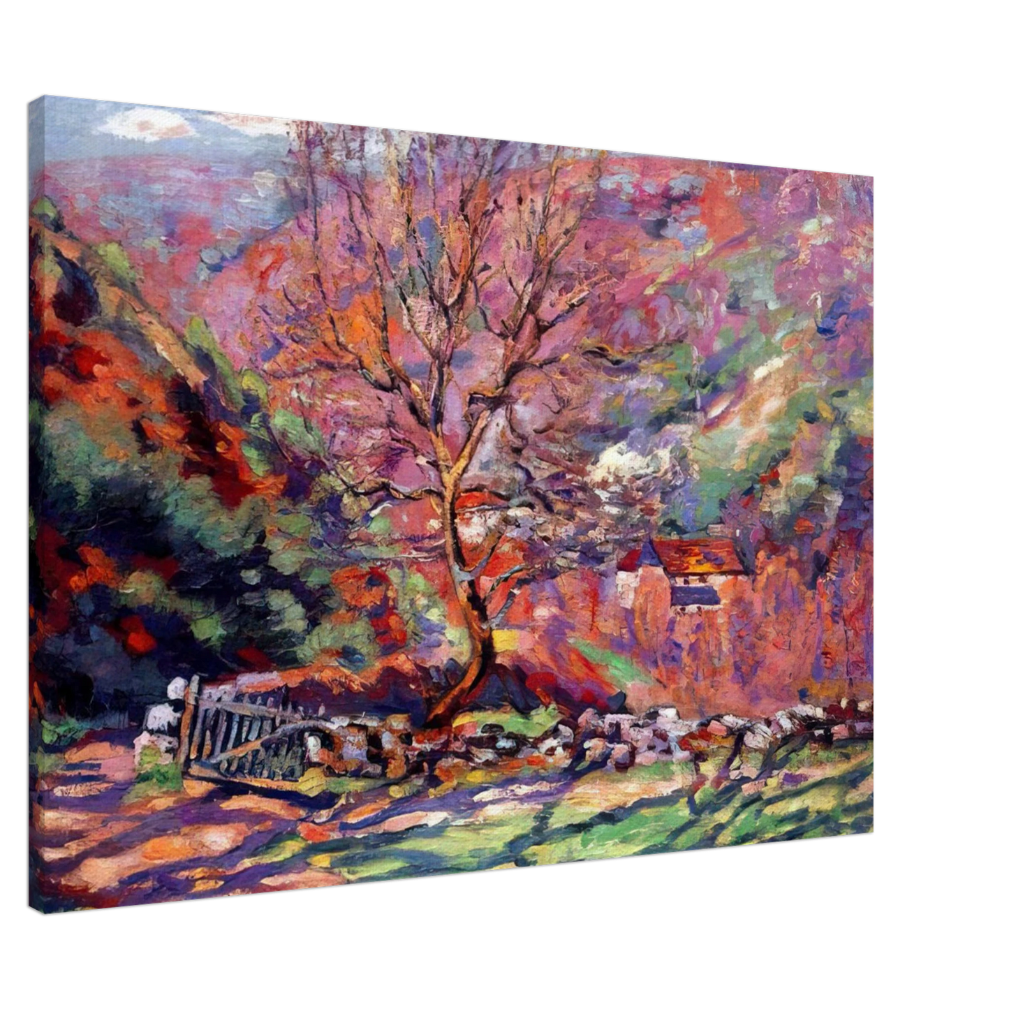 Armand Guillaumin - Crozant, solitude - 1915 Canvas - 20x30 cm / 8x12 inches-canvas