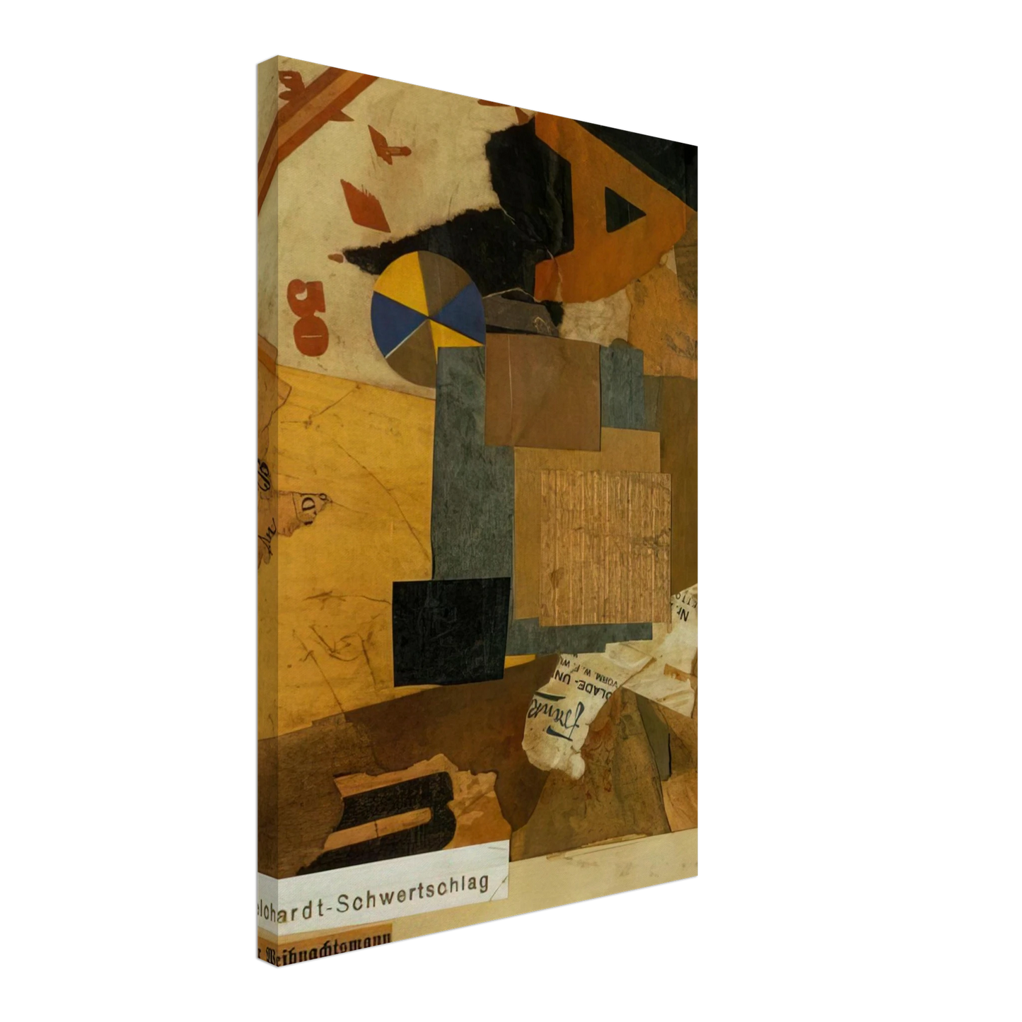 Kurt Schwitters - SANTA CLAUS 1922 Canvas - 70x100 cm / 28x40 inches-canvas