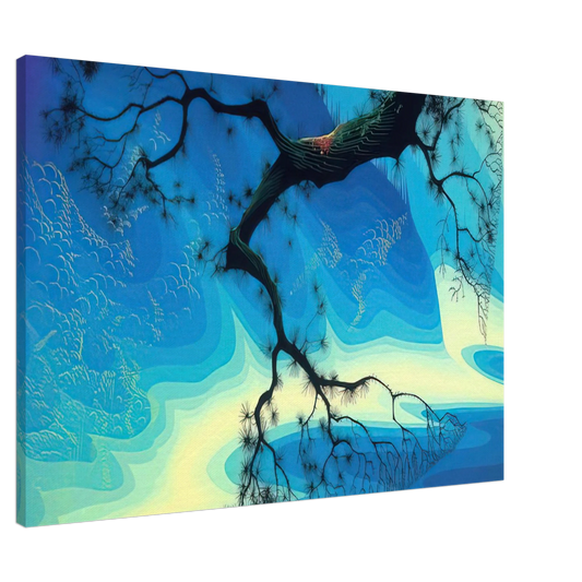 Eyvind Earle - Ocean Mist Canvas - 20x30 cm / 8x12 inches-canvas