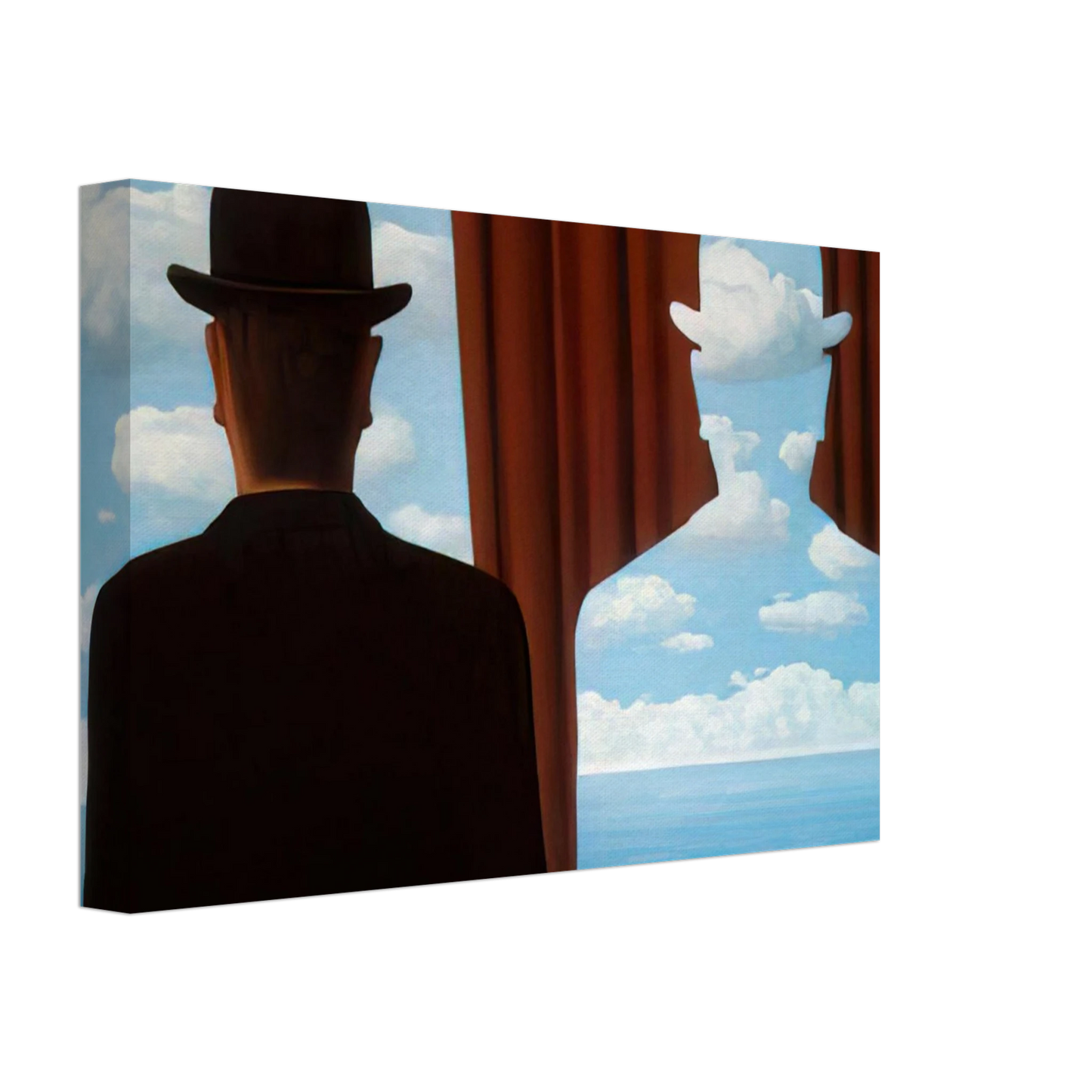 Rene Magritte - DECALCOMANIA 1966 Canvas - 40x60 cm / 16x24 inches-canvas