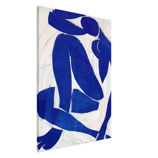 Henri Matisse - BLUE NUDE IV 1952 Canvas - 20x30 cm / 8x12 inches-canvas