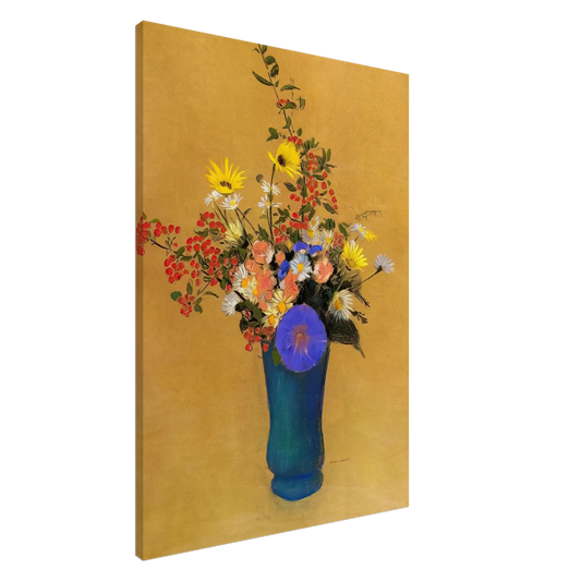Odilon Redon - BOUQUET OF WILD FLOWERS Canvas - 20x30 cm / 8x12 inches-canvas