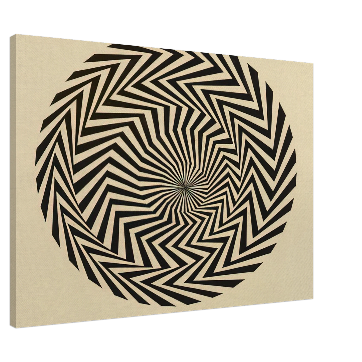 Bridget Riley - BLAZE STUDY 1962 Canvas - 20x30 cm / 8x12 inches-canvas