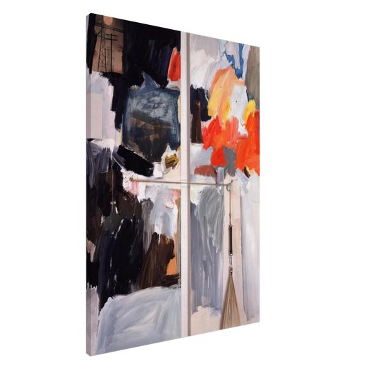 Robert Rauschenberg - STUDIO PAINTING 1961 1 Canvas - 20x30 cm / 8x12 inches-canvas