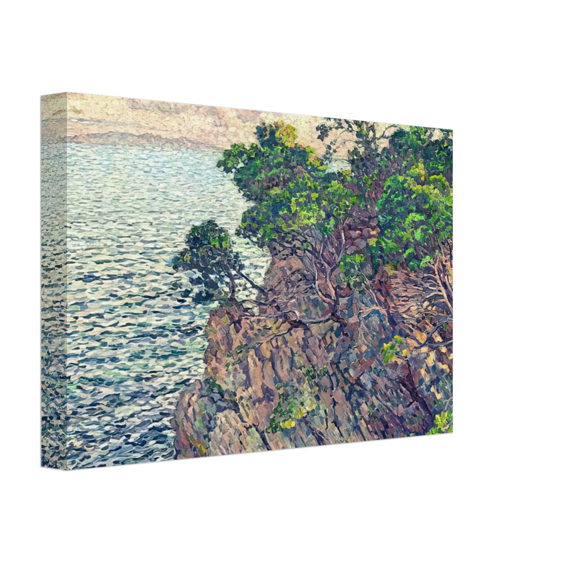 Theo van Rysselberghe - THE POINT OF ROSSIGNOL 1905 Canvas - 70x100 cm / 28x40 inches-canvas