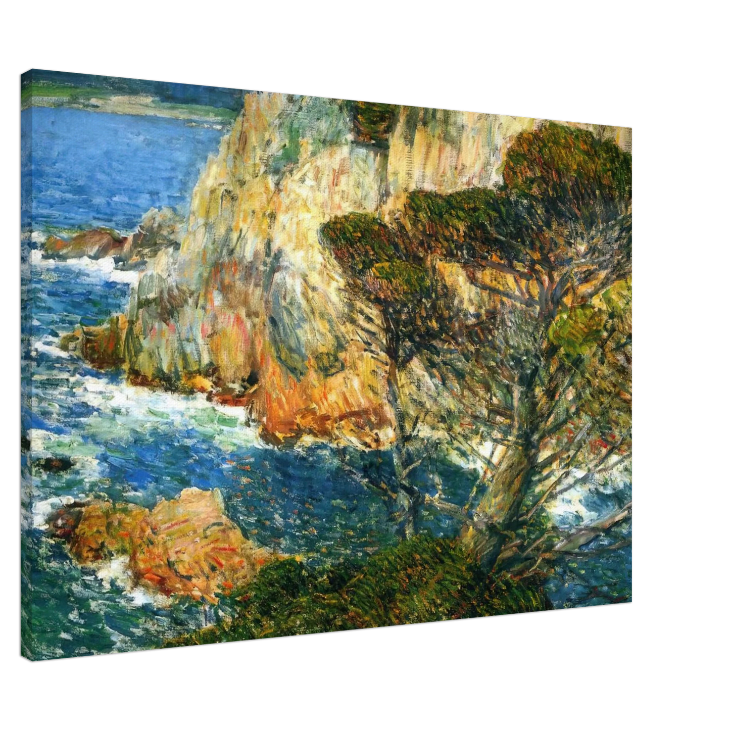 Childe Hassam - Point Lobos, Carmel Canvas - 20x30 cm / 8x12 inches-canvas