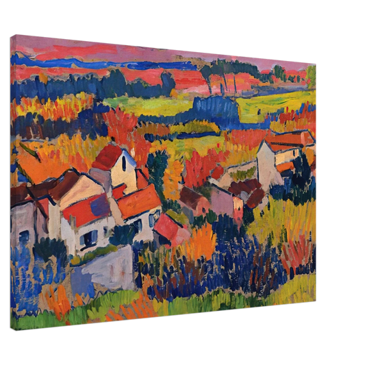 Andre Derain - LANDSCAPE NEAR CHATOU 1904 1 Canvas - 20x30 cm / 8x12 inches-canvas