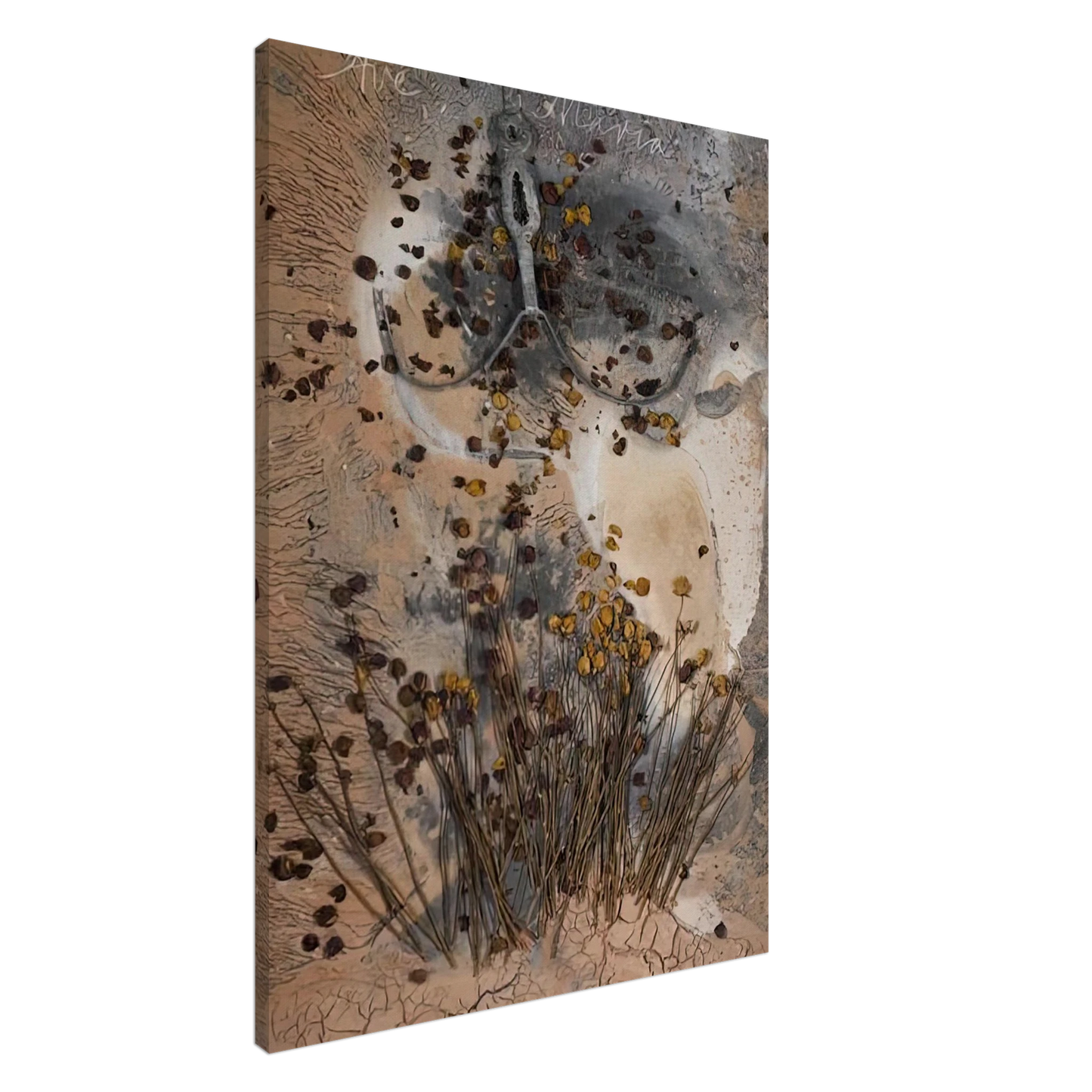 Anselm Kiefer - AVE MARIA 2007 Canvas - 20x30 cm / 8x12 inches-canvas