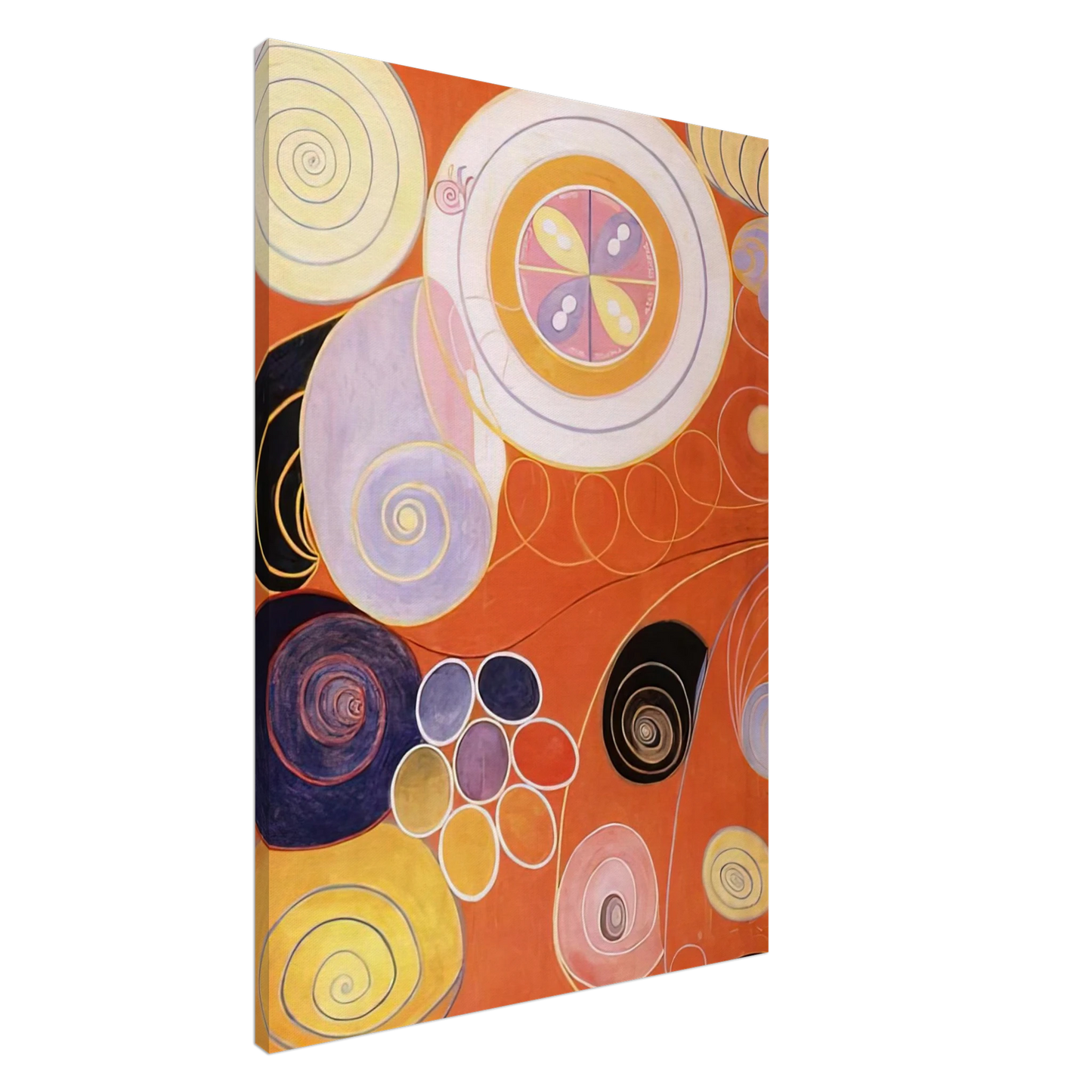 Hilma af Klint - THEY TENS MAINSTAY IV 1907 Canvas - 20x30 cm / 8x12 inches-canvas