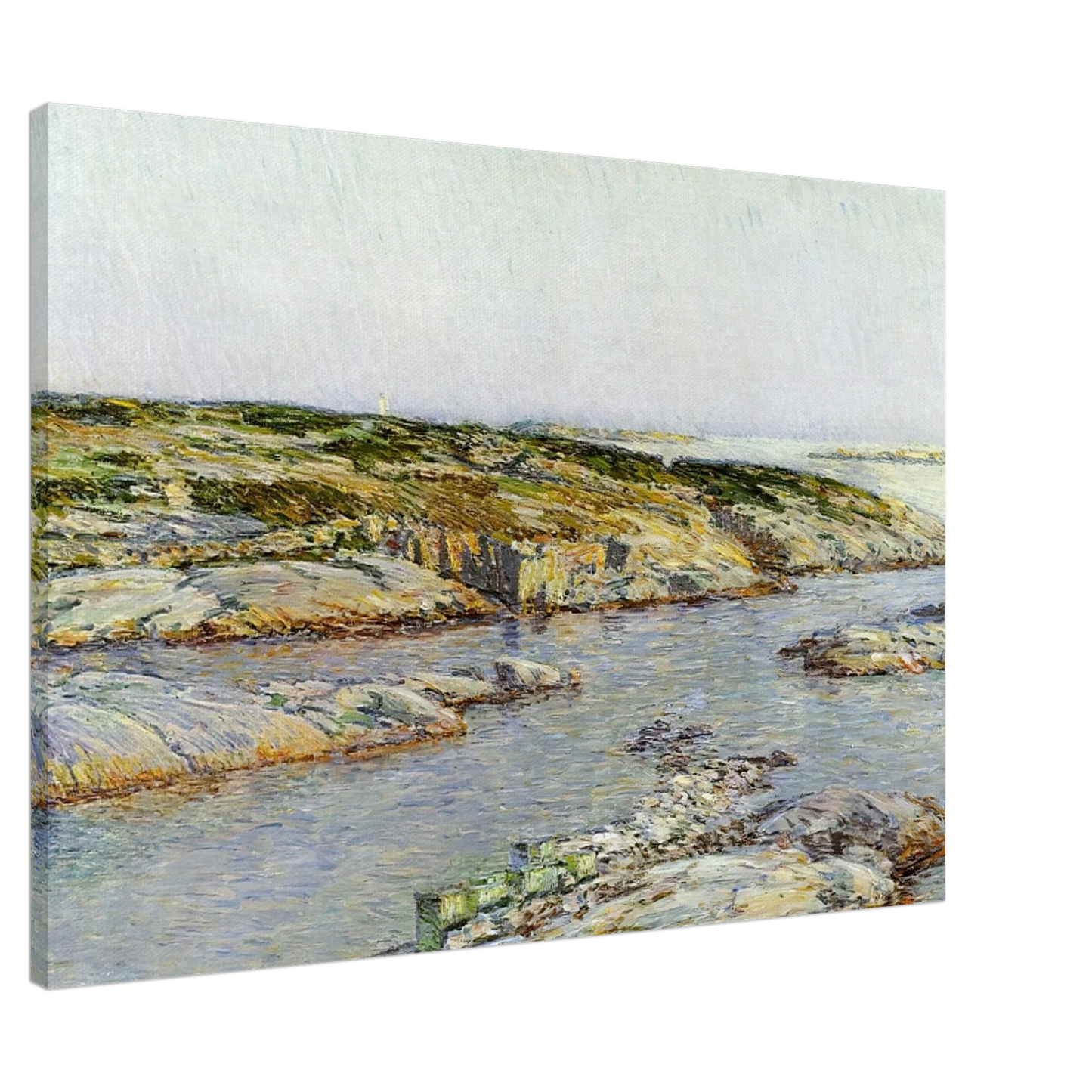 Childe Hassam - Summer Afternoon, Isles of Shoals Canvas - 20x30 cm / 8x12 inches-canvas