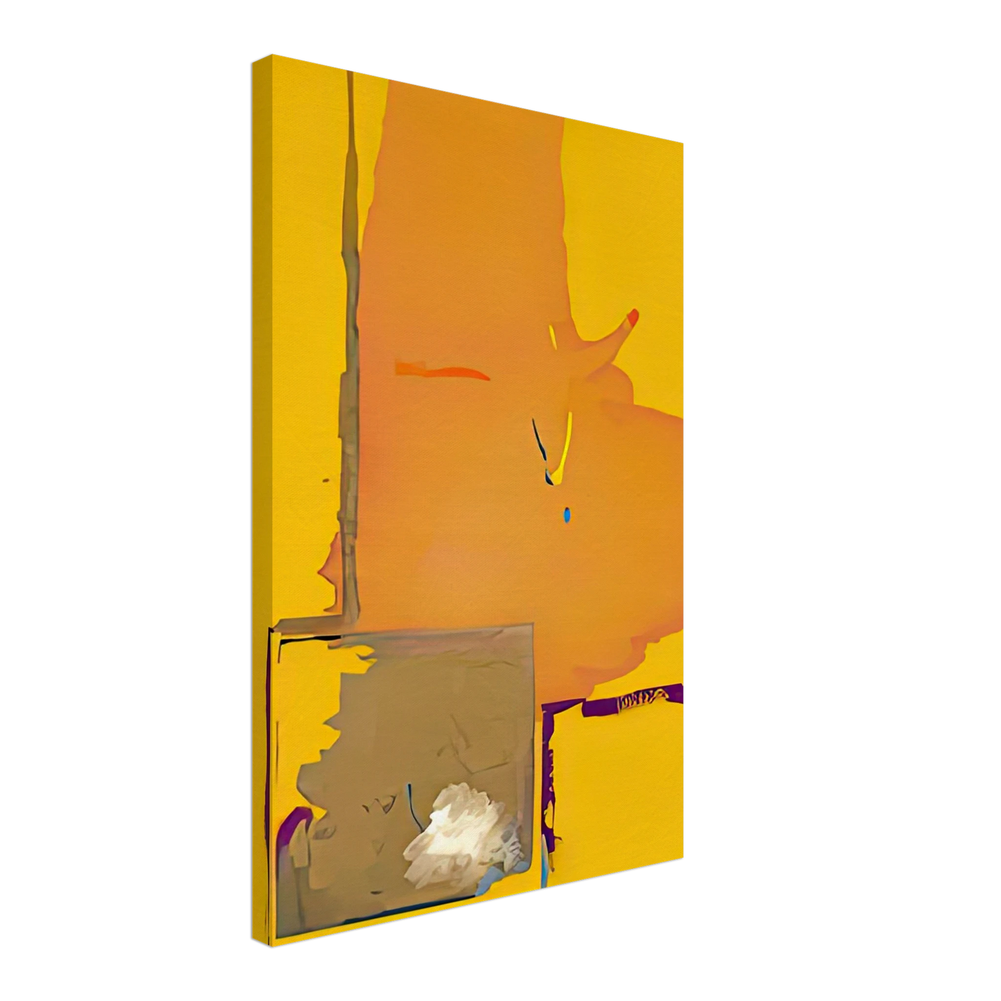 Helen Frankenthaler - Mardi Gras, 1987- Canvas - 70x100 cm / 28x40 inches-canvas