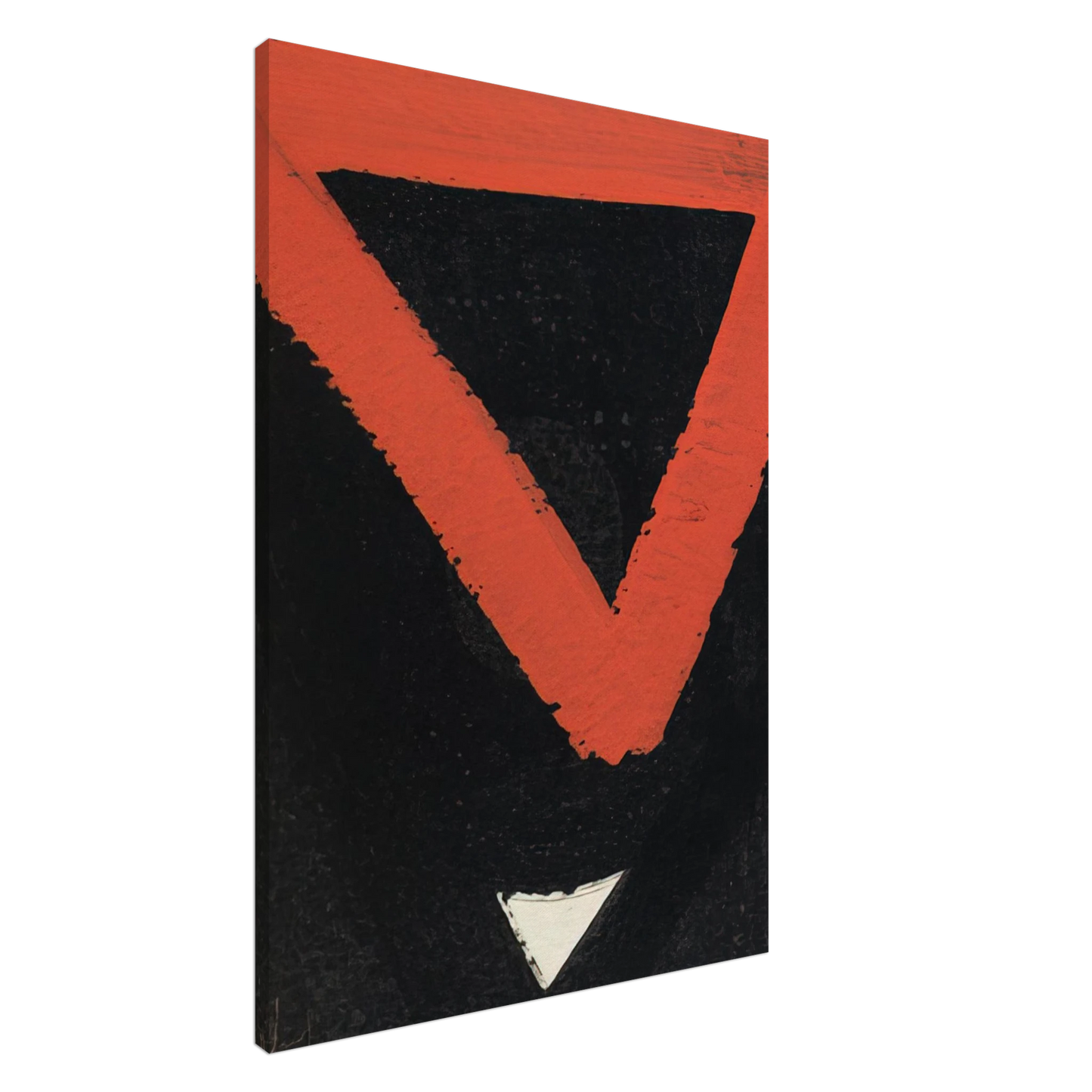 Al Held - Untitled #6 Canvas - 20x30 cm / 8x12 inches-canvas