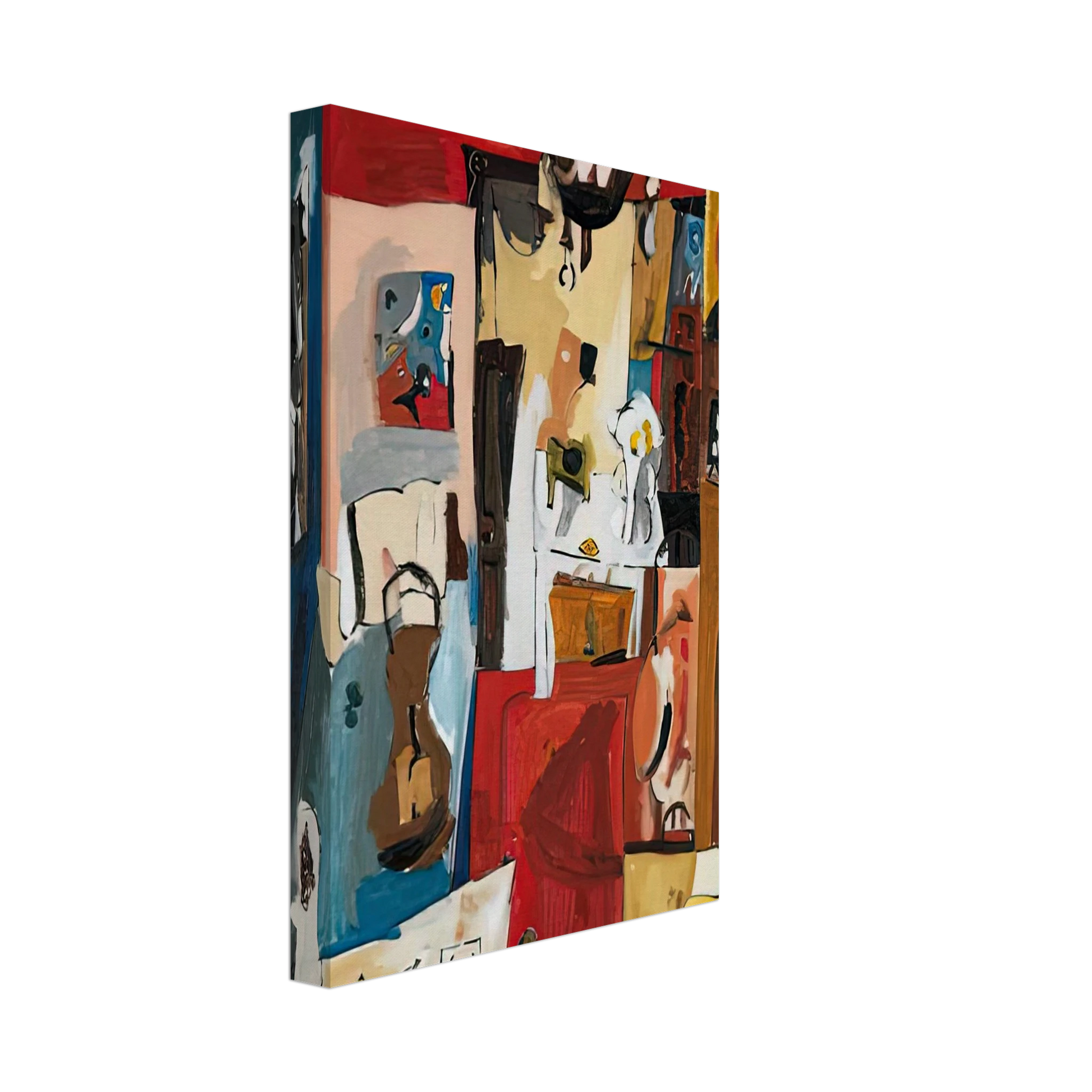 Helen Frankenthaler - 21st Street Studio, 1950- Canvas - 40x60 cm / 16x24 inches-canvas