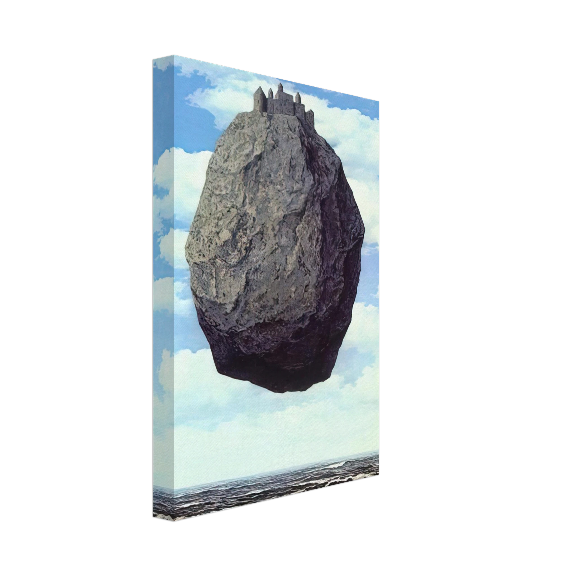 Rene Magritte - THE CASTLE OF THE PYRENEES 1959 Canvas - 40x60 cm / 16x24 inches-canvas