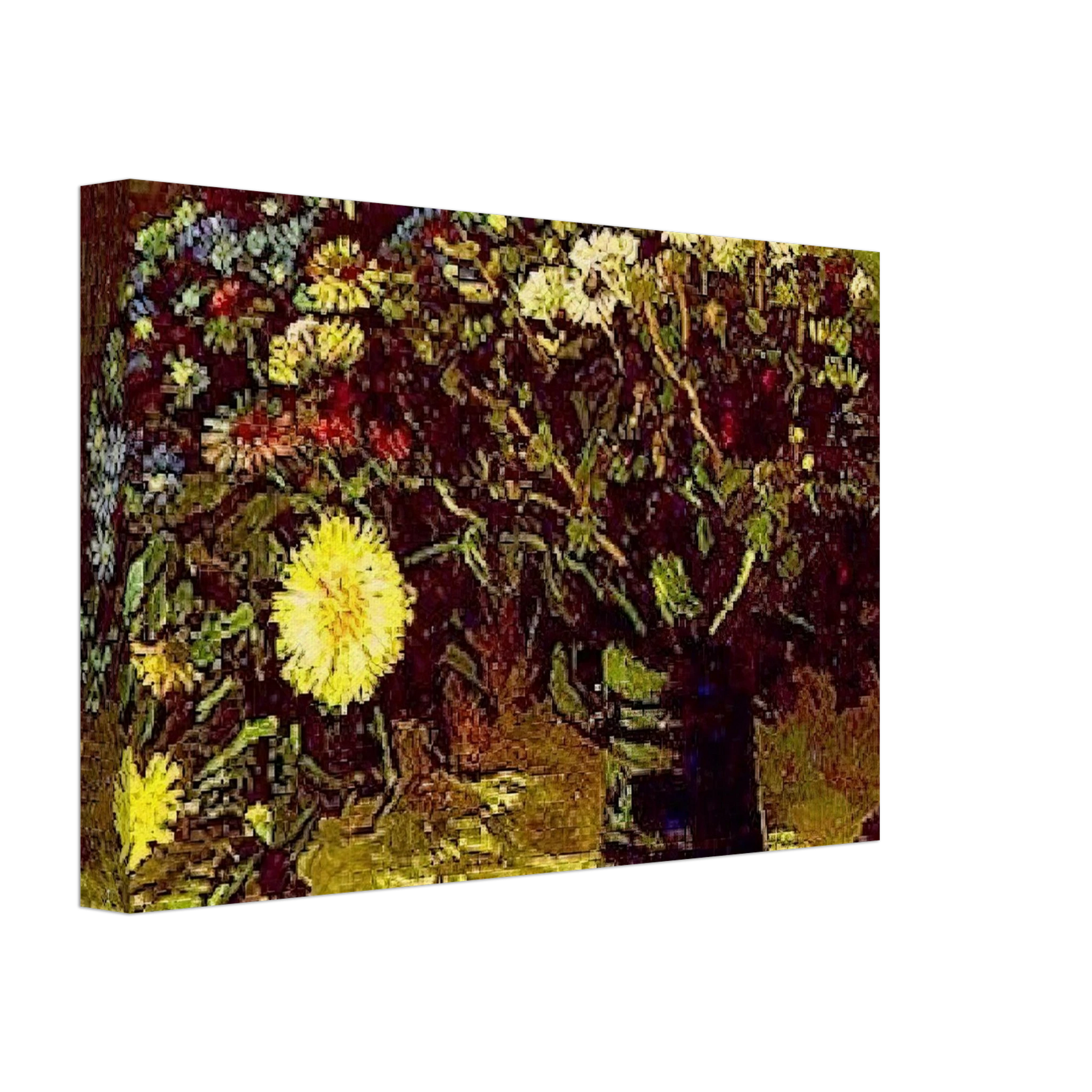 Vincent van Gogh - Vase with Daisies Canvas - 70x100 cm / 28x40 inches-canvas