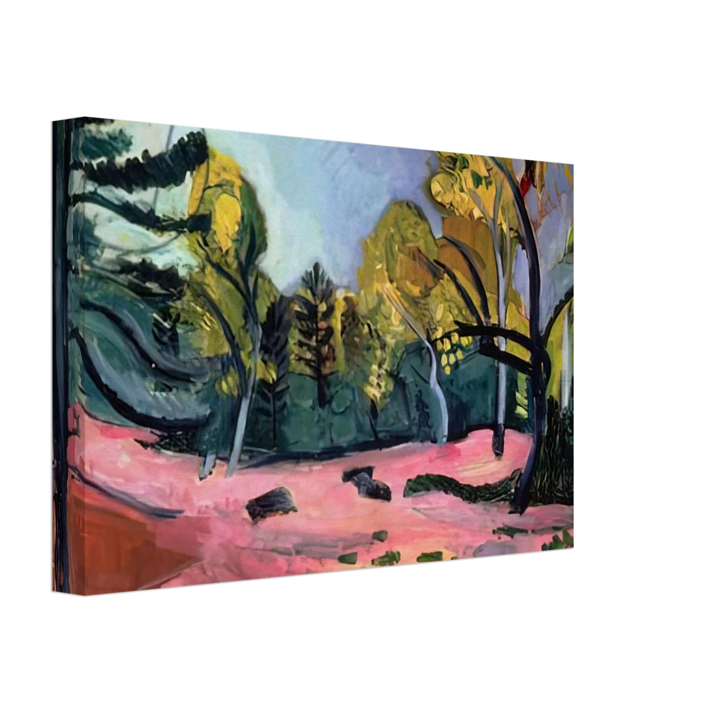 Henri Matisse - LANDSCAPE 1909 Canvas - 40x60 cm / 16x24 inches-canvas
