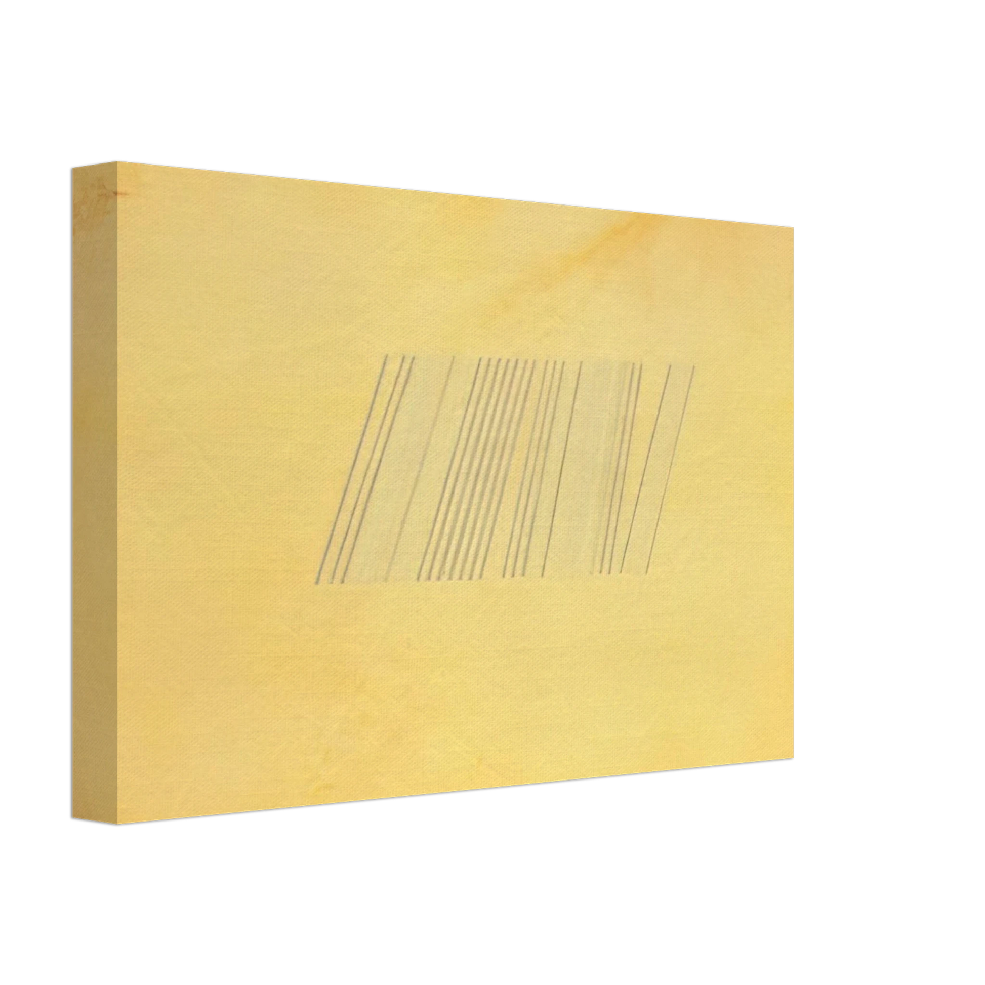 Ronnie Landfield - Blue Line Painting - 1969 Canvas - 40x60 cm / 16x24 inches-canvas