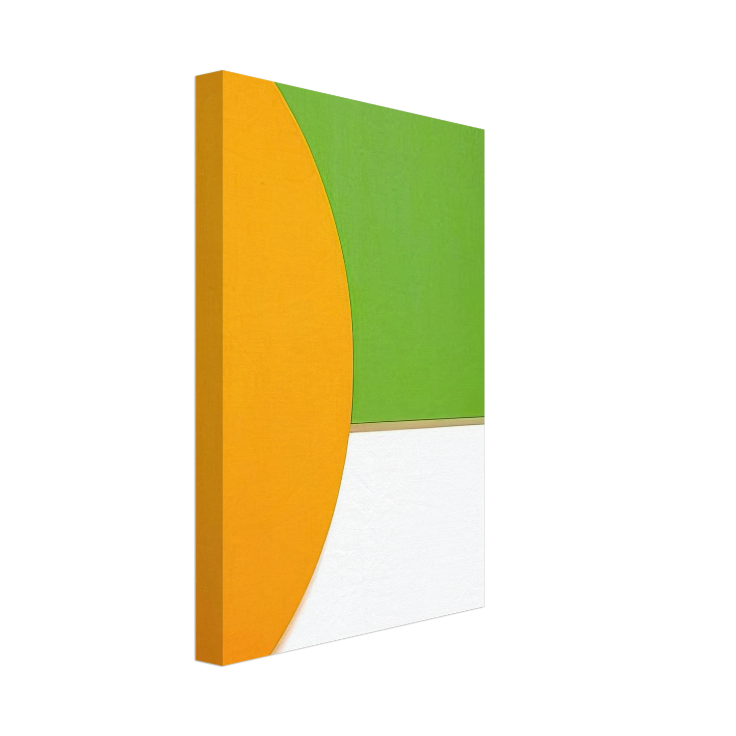 Ellsworth Kelly - Orange Relief with Green Canvas - 40x60 cm / 16x24 inches-canvas