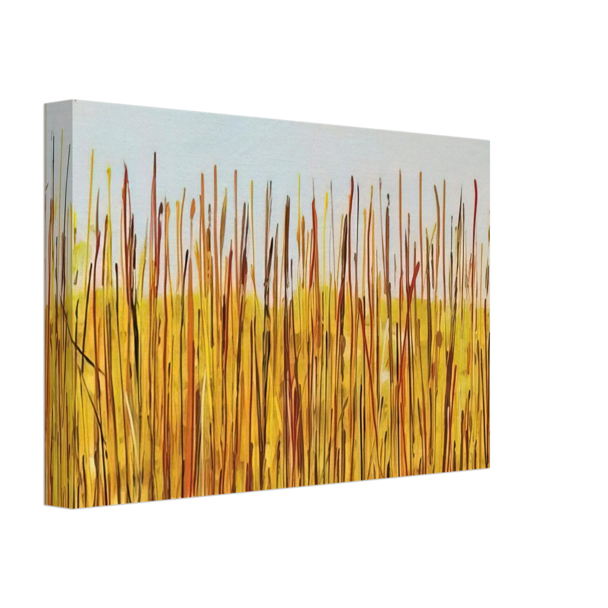 Mario Schifano - Campo di grano - 1984 Canvas - 40x60 cm / 16x24 inches-canvas