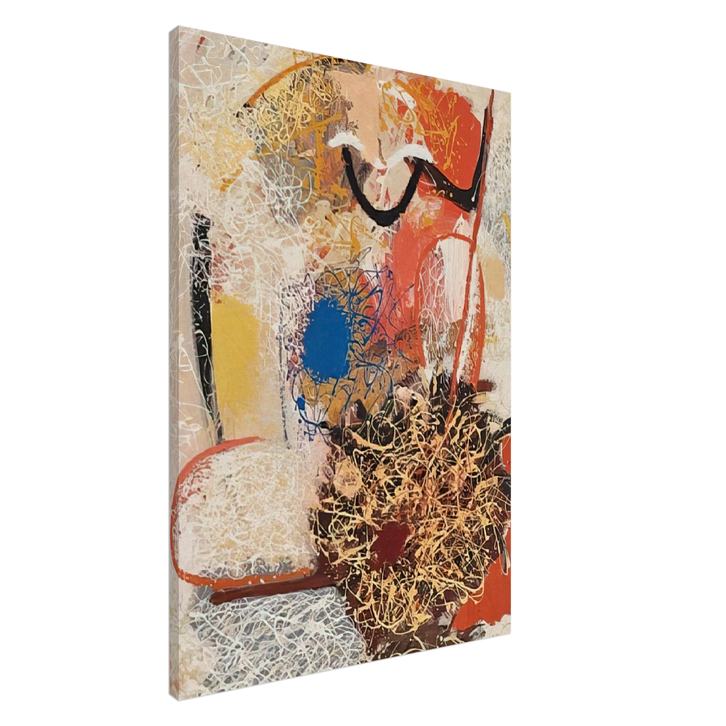 John Ferren - Untitled I - 1957 Canvas - 20x30 cm / 8x12 inches-canvas