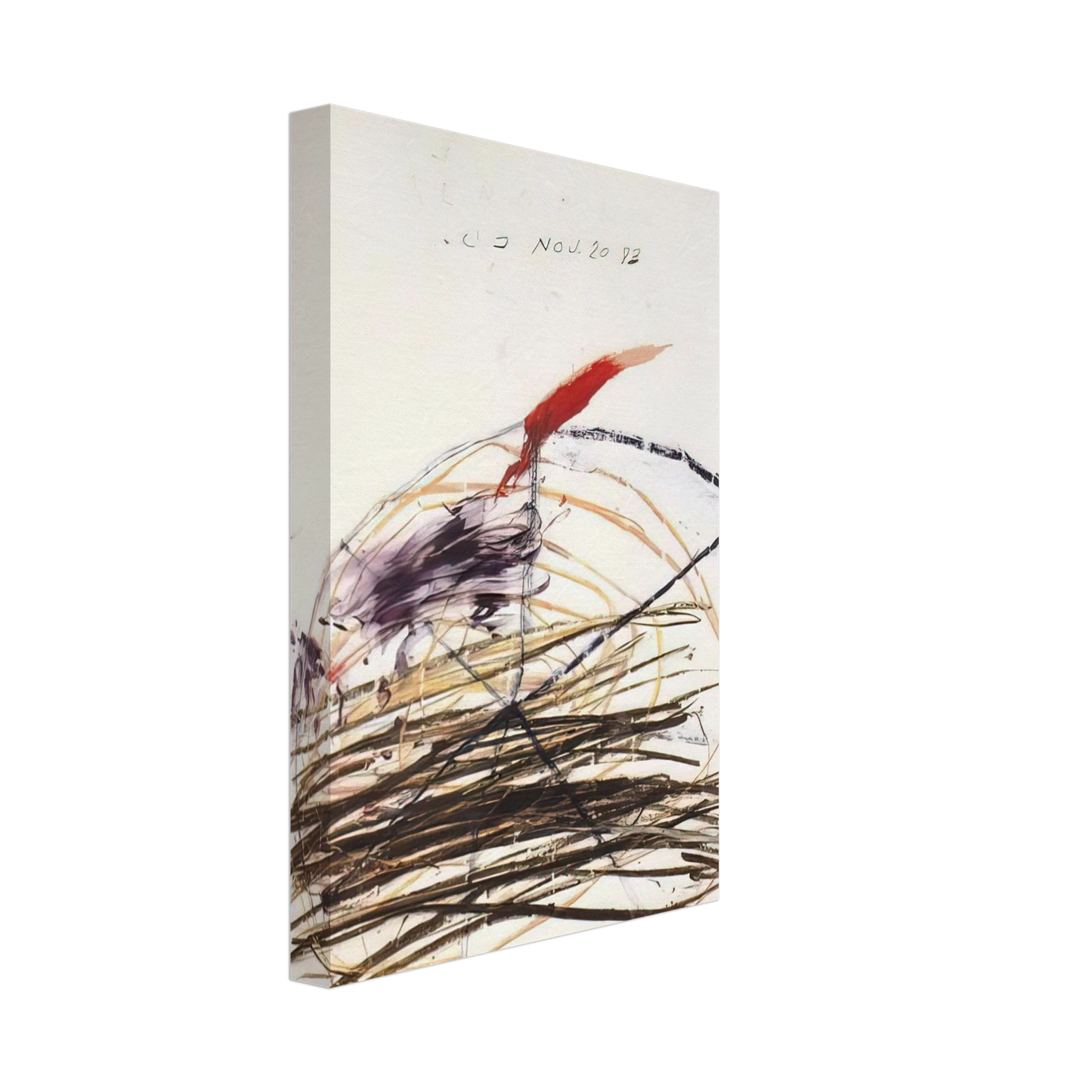 Cy Twombly - Anabasis  Xenephon  Canvas - 40x60 cm / 16x24 inches-canvas