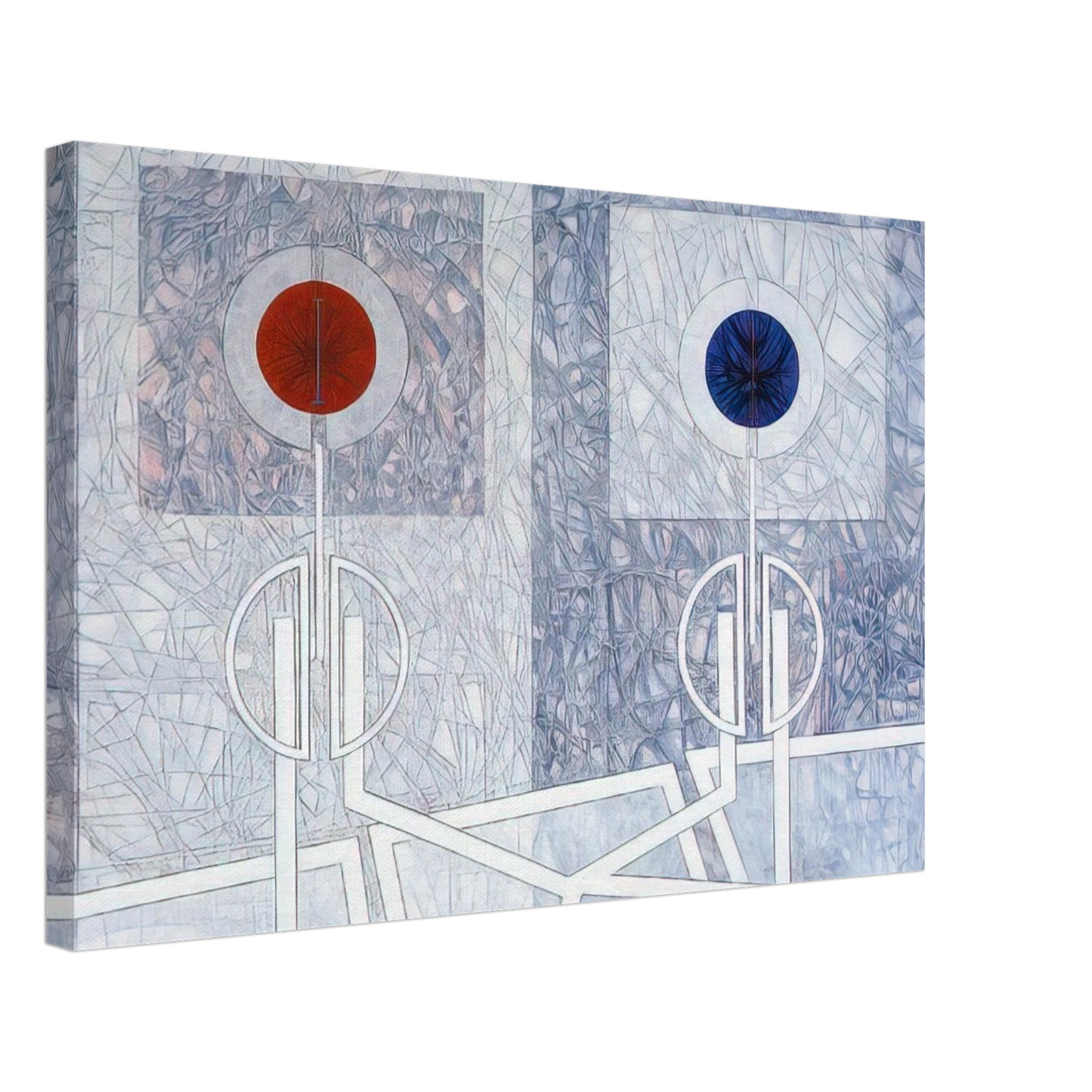 Jimmy Ernst - Lumiere - 1968 Canvas - 70x100 cm / 28x40 inches-canvas