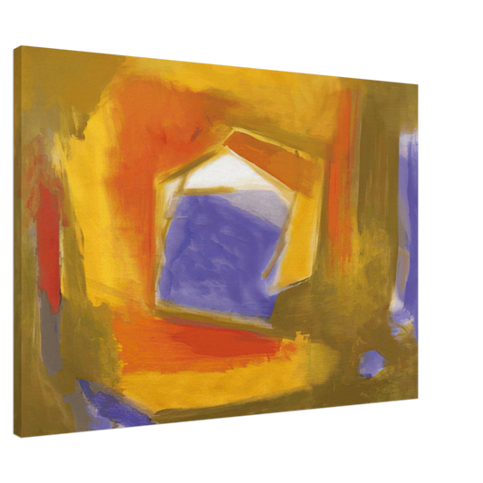 Esteban Vicente - UNTITLED 1990 Canvas - 20x30 cm / 8x12 inches-canvas