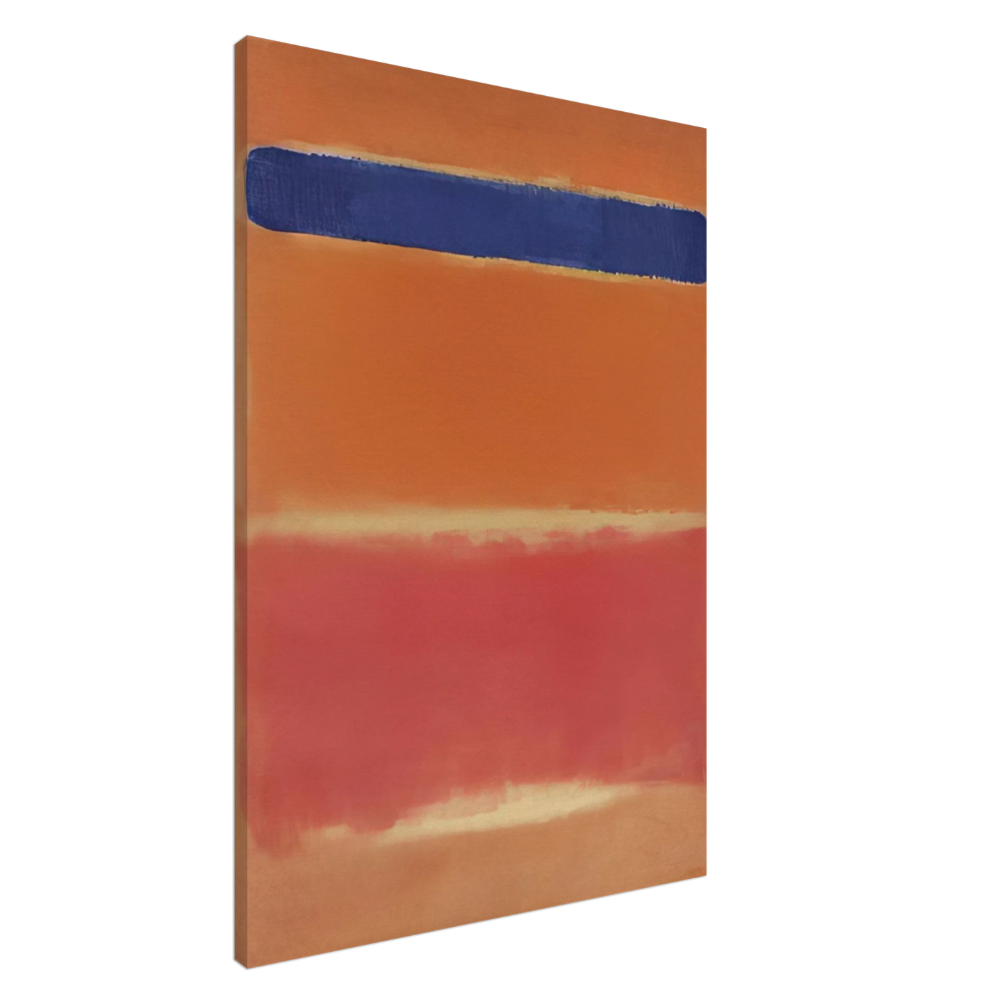Mark Rothko - Blue Over Red - 1953 Canvas - 20x30 cm / 8x12 inches-canvas