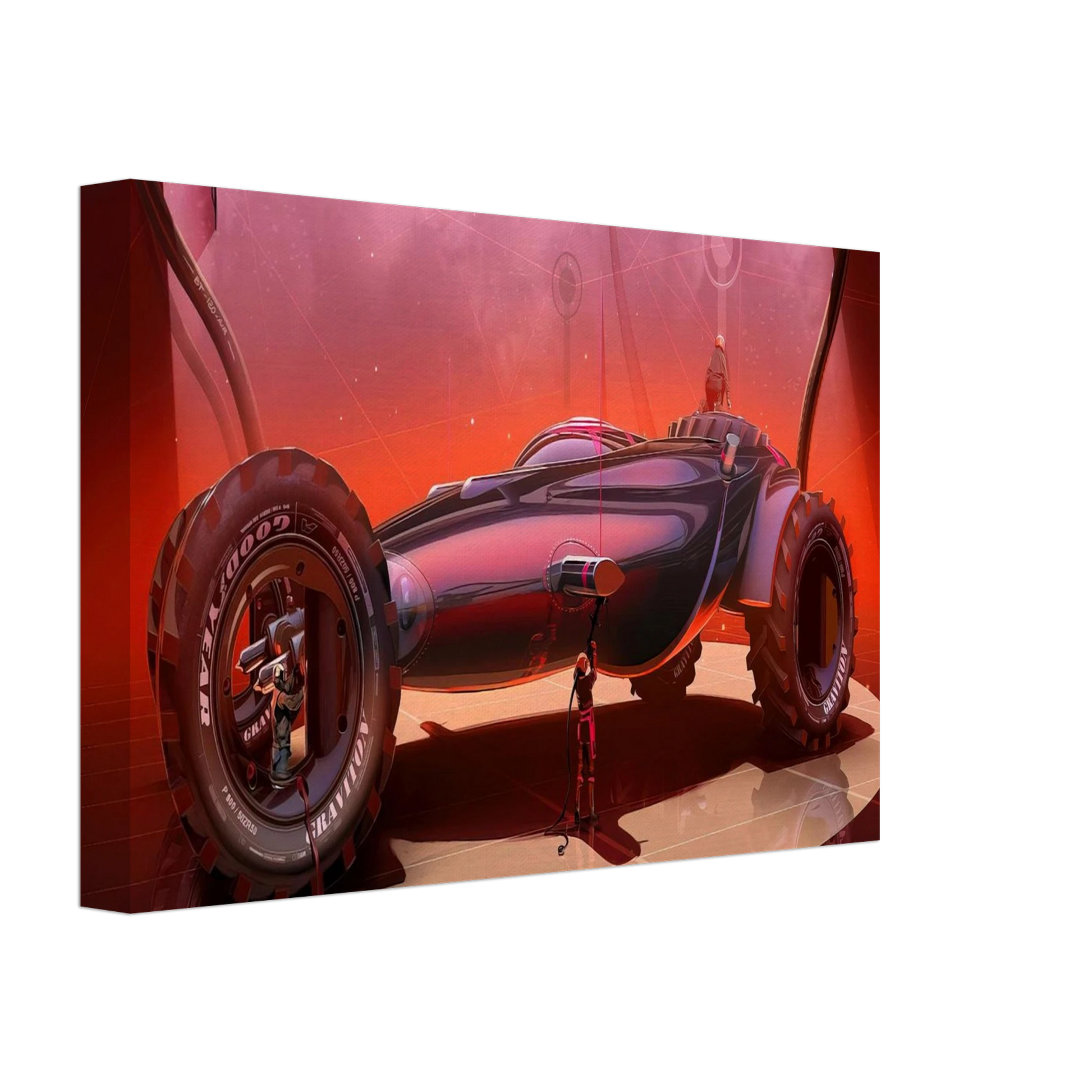 Syd Mead - Syd Mead Canvas - 70x100 cm / 28x40 inches-canvas