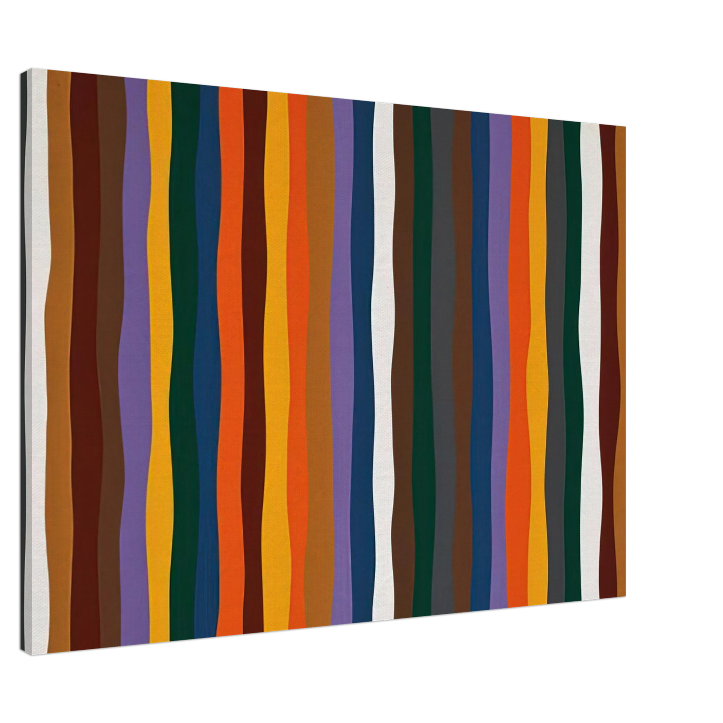 Karl Benjamin - #20 - 1977 Canvas - 20x30 cm / 8x12 inches-canvas