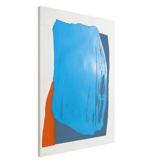 Larry Zox - Moro II - 1981 Canvas - 20x30 cm / 8x12 inches-canvas