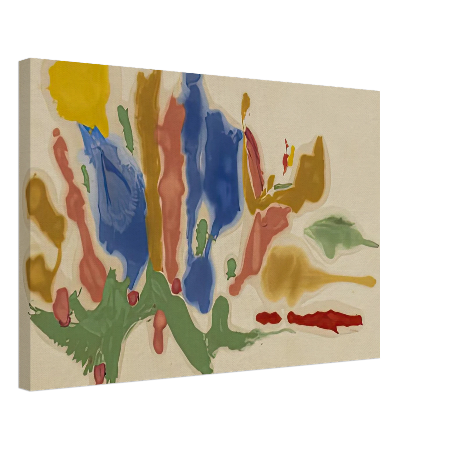 Helen Frankenthaler - Cool Summer, 1962- Canvas - 40x60 cm / 16x24 inches-canvas